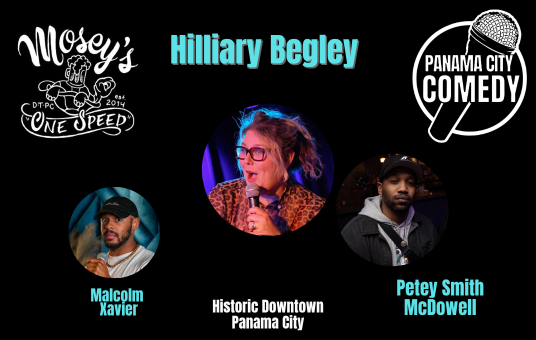 Panama City Comedy @ Mosey's Downtown w/ Hilliary Begley