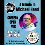 Open Mic Comedy & Tribute to Michael Head