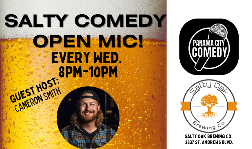 Salty Comedy Open Mic!